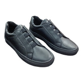 Gino Poali Axel Men's Slip-On Sneaker - Black